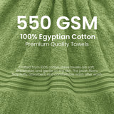 Premium Bath Towel Sets – 100% Egyptian Cotton, 550 GSM, 4 and 8-Piece Sets