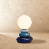 Sculptural stacked ceramic table lamp further product image 4