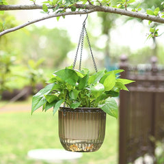 Self Watering Hanging Flower Pots - Indoor Planter with Automated Hydration System - Indoor Hanging Planter - Hurbane Home