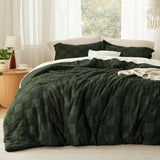 Shabby Chic King Bedding Sets - Cozy Tufted Comforter for Ultimate Comfort - Puff Quilt Comforter - Hurbane Home