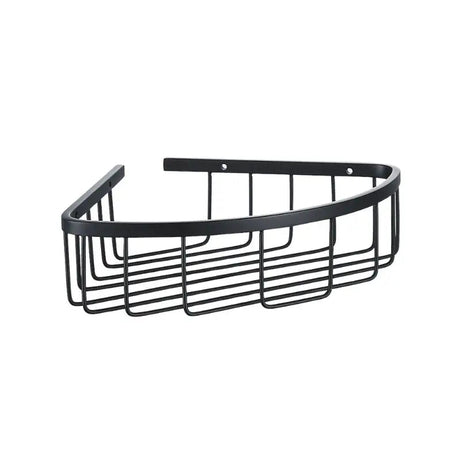 Shower Rack Organizer - Black Corner Caddy for Bathroom Storage & Organization - Metal Shower Caddy Hanging - Hurbane Home