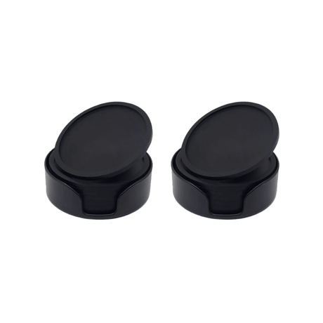 Silicone Drink Coasters Set - Non - Slip, Heat Resistant, Protects Surfaces - Silicone Drink Coaster - Hurbane Home