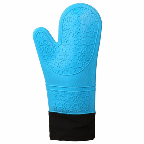 Silicone Oven Gloves – Extra - Long Heat Resistant Non - Slip Kitchen Protection - Silicon Oven Mitts - Hurbane Home