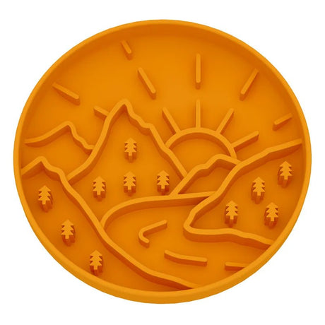 Silicone Slow Feed Dog Bowl - Non - Slip Chew - Resistant Feeder - Slow Feeder Pet Bowl - Hurbane Home