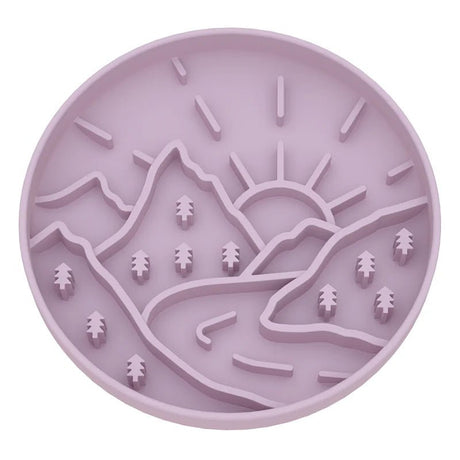 Silicone Slow Feed Dog Bowl - Non - Slip Chew - Resistant Feeder - Slow Feeder Pet Bowl - Hurbane Home