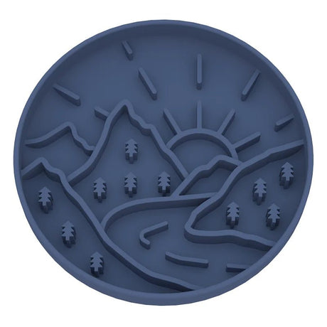 Silicone Slow Feed Dog Bowl - Non - Slip Chew - Resistant Feeder - Slow Feeder Pet Bowl - Hurbane Home