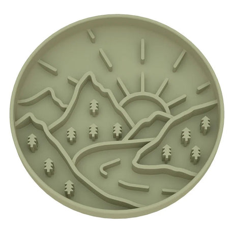 Silicone Slow Feed Dog Bowl - Non - Slip Chew - Resistant Feeder - Slow Feeder Pet Bowl - Hurbane Home