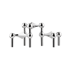 Silver Candle Holder Centerpieces – Elegant Metal Set for Home Decor - metal candle holder - Hurbane Home