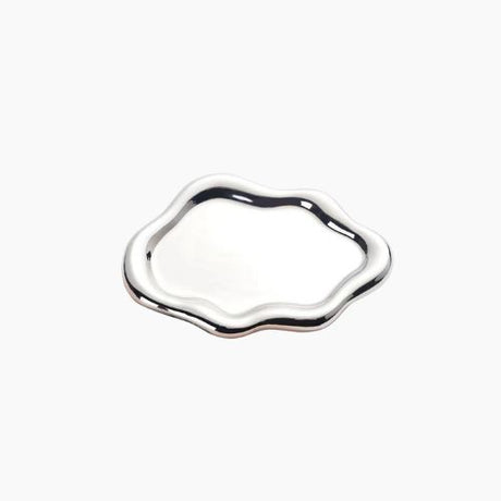 Minimalist Cloud Ceramic Jewelry Tray Desktop Organizer for Rings Earrings