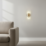 Chic Modern Wall Sconce with Crystal Accents for Bedroom Kitchen