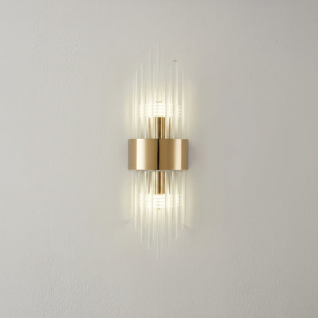 Single crystal wall sconce dimensions and size chart
