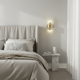 Chic Modern Wall Sconce with Crystal Accents for Bedroom Kitchen