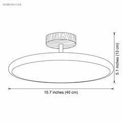 Adjustable Circular Ceiling Lamp