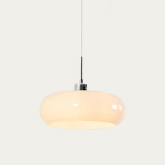 Bauhaus Kieran Glass Pendant Light Iron 1-Light