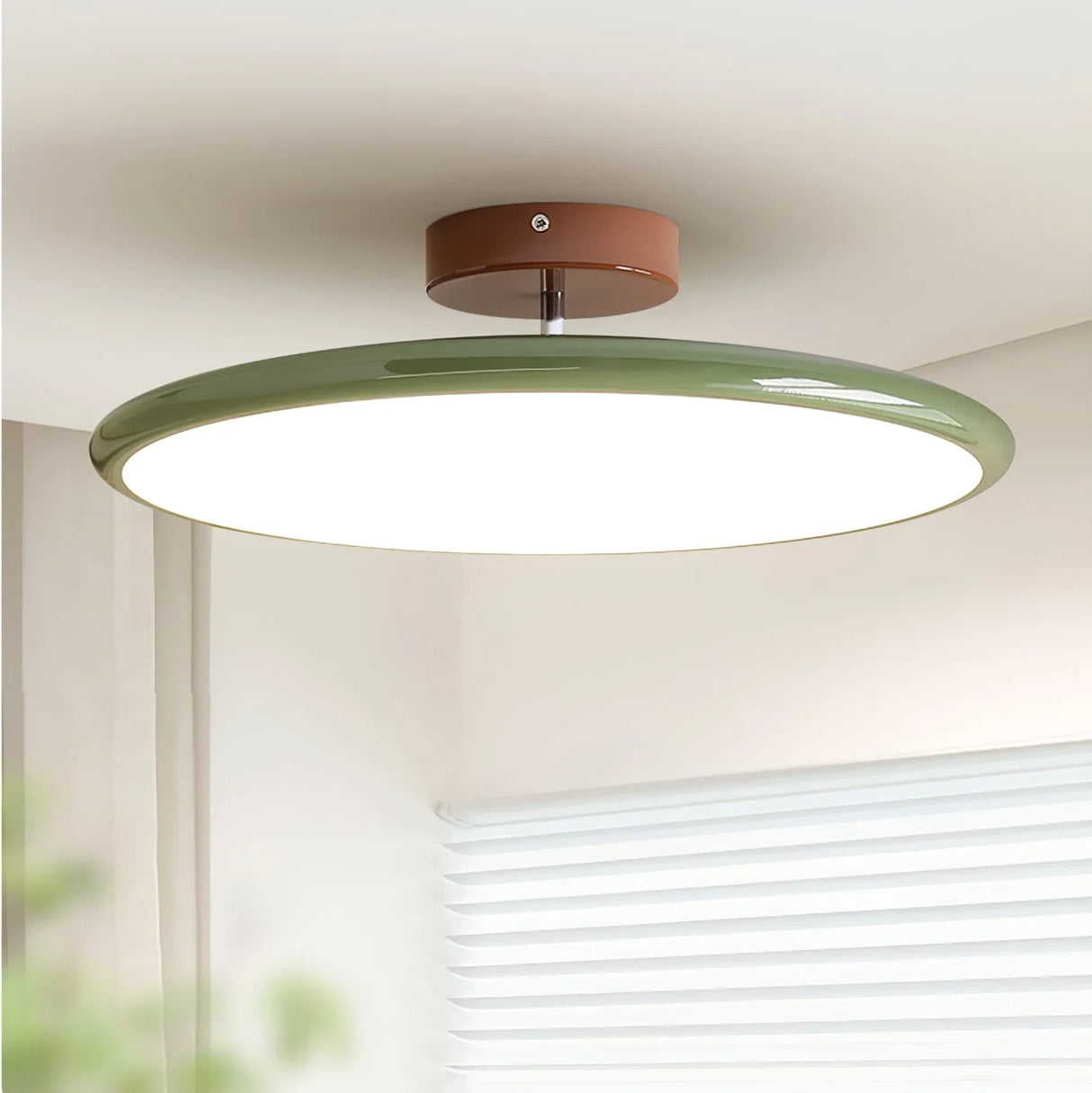 Lola Adjustable Circular Ceiling Lamp Nordic Modern Acrylic Shade
