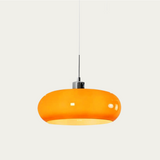Bauhaus Kieran Glass Pendant Light Iron 1-Light