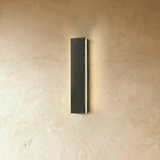 Slim linear LED exterior wall sconce colour option view 3