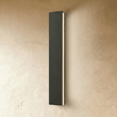 Slim linear LED exterior wall sconce alternative angle view 7