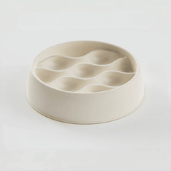 Slow Feeder Cat Bowl - Dual Dish Anti Splash PP Design - Slow Feeder Pet Bowl - Hurbane Home