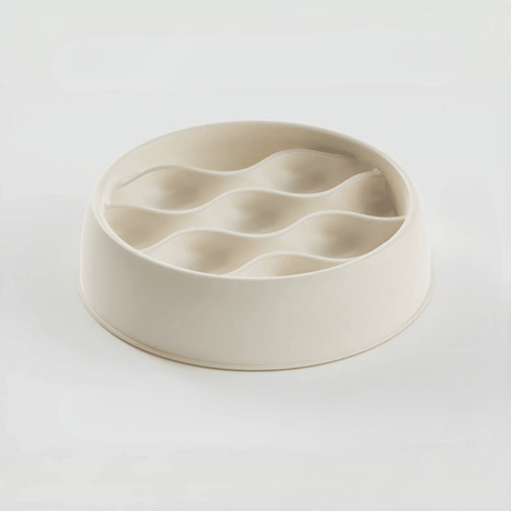 Slow Feeder Cat Bowl - Dual Dish Anti Splash PP Design - Slow Feeder Pet Bowl - Hurbane Home