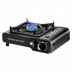 Small Portable Cooking Stove - Compact Gas Grill for Camping & BBQ - Camping Gas Stove - Hurbane Home