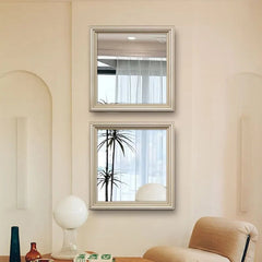 Small Square Framed Mirror - Elegant Decorative Wall Mirror for Lounges - Lounge Wall Mirrors - Hurbane Home