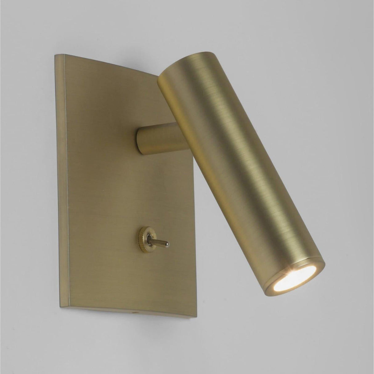 Compact square sconce with an integrated LED and wall switch, view 11