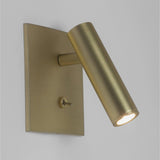 Compact square sconce with an integrated LED and wall switch, view 11