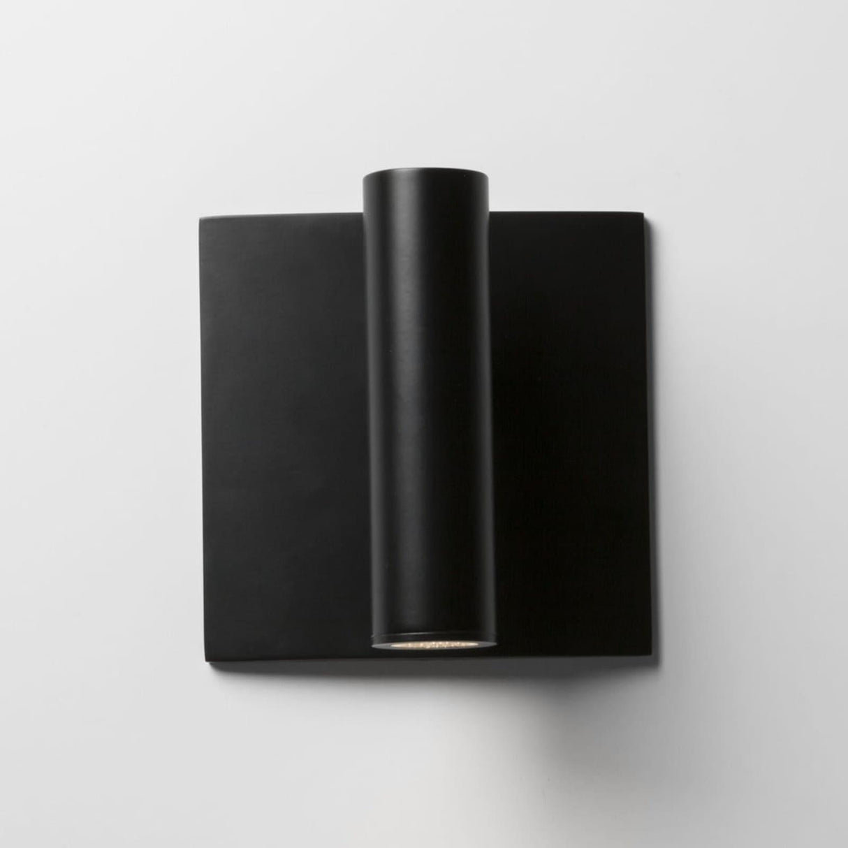 Copper finish square LED sconce for a bedside or hallway, view 12