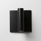 Copper finish square LED sconce for a bedside or hallway, view 12