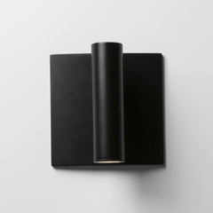 Copper finish square LED sconce for a bedside or hallway, view 12