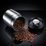Small vacuum coffee canister ideal for daily coffee bean storage