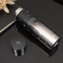 Smart Stainless Steel Thermal Bottle 500ml Temperature Display - Hurbane Home