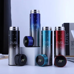 Smart Stainless Steel Thermal Bottle 500ml Temperature Display - Hurbane Home