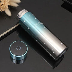 Smart Stainless Steel Thermal Bottle 500ml Temperature Display - Hurbane Home