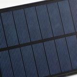 Solar outdoor wall light detail view 12 showing finish and construction