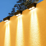 Solar outdoor wall light detail view 9 showing finish and construction