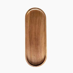 Solid Wood Serving Tray - Japanese - Style Tea, Snack and Fruit Platter - Hurbane Home