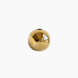 Spherical Vase – Gold Plated Ceramic Tabletop Flower Display Decor - Hurbane Home