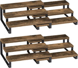 Spice rack organizer for countertop expandable three tier design