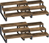Spice Rack Organizers – Expandable 3 - Tier Wooden Countertop Storage Shelf - Hurbane Home