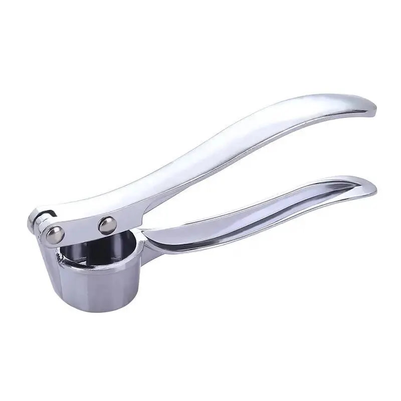 Stainless Steel Garlic Press – Heavy Duty Manual Crusher Kitchen Tool.