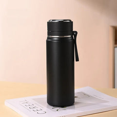 Stainless Steel 600ml Thermal Water Bottle Leakproof Travel Mug - Hurbane Home