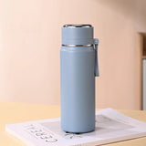 Stainless Steel 600ml Thermal Water Bottle Leakproof Travel Mug - Hurbane Home