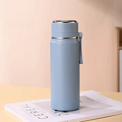 Stainless Steel 600ml Thermal Water Bottle Leakproof Travel Mug - Hurbane Home