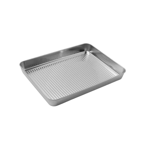 Stainless Steel Baking Tray – Large Rectangular Oven Safe Pan - Stainless Steel Baking Sheet - Hurbane Home