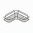 Stainless Steel Bathroom Corner Shelf - Rust Proof Hanging Shower Organizer Caddy - Metal Shower Caddy Hanging - Hurbane Home