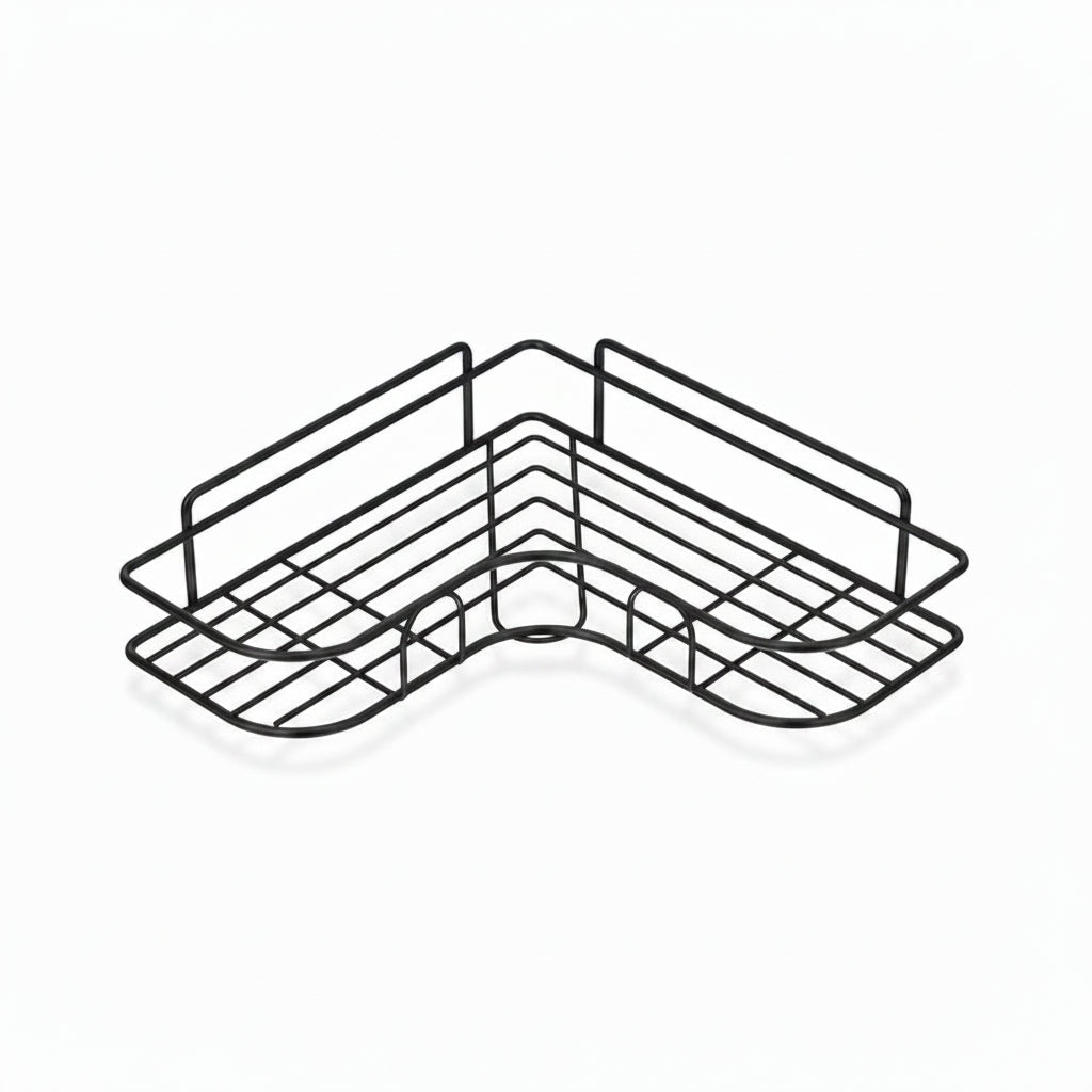 Stainless Steel Bathroom Corner Shelf - Rust Proof Hanging Shower Organizer Caddy - Metal Shower Caddy Hanging - Hurbane Home