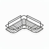 Stainless Steel Bathroom Corner Shelf - Rust Proof Hanging Shower Organizer Caddy - Metal Shower Caddy Hanging - Hurbane Home