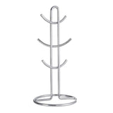 Stainless Steel Cup Rack Upside - Down Hanging Wine Glass Holder - Hurbane Home